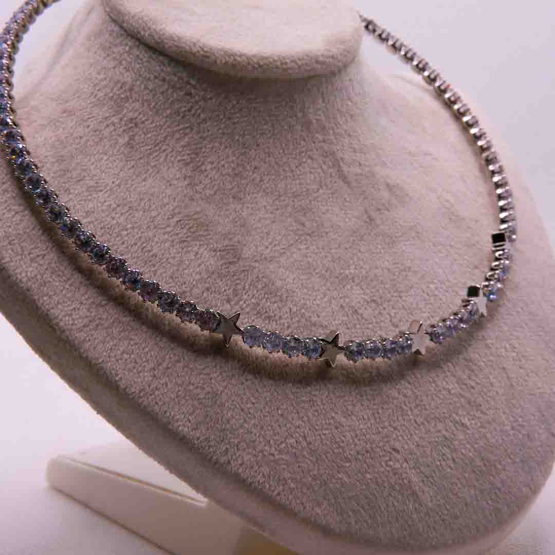 Gümüş Choker Kolye