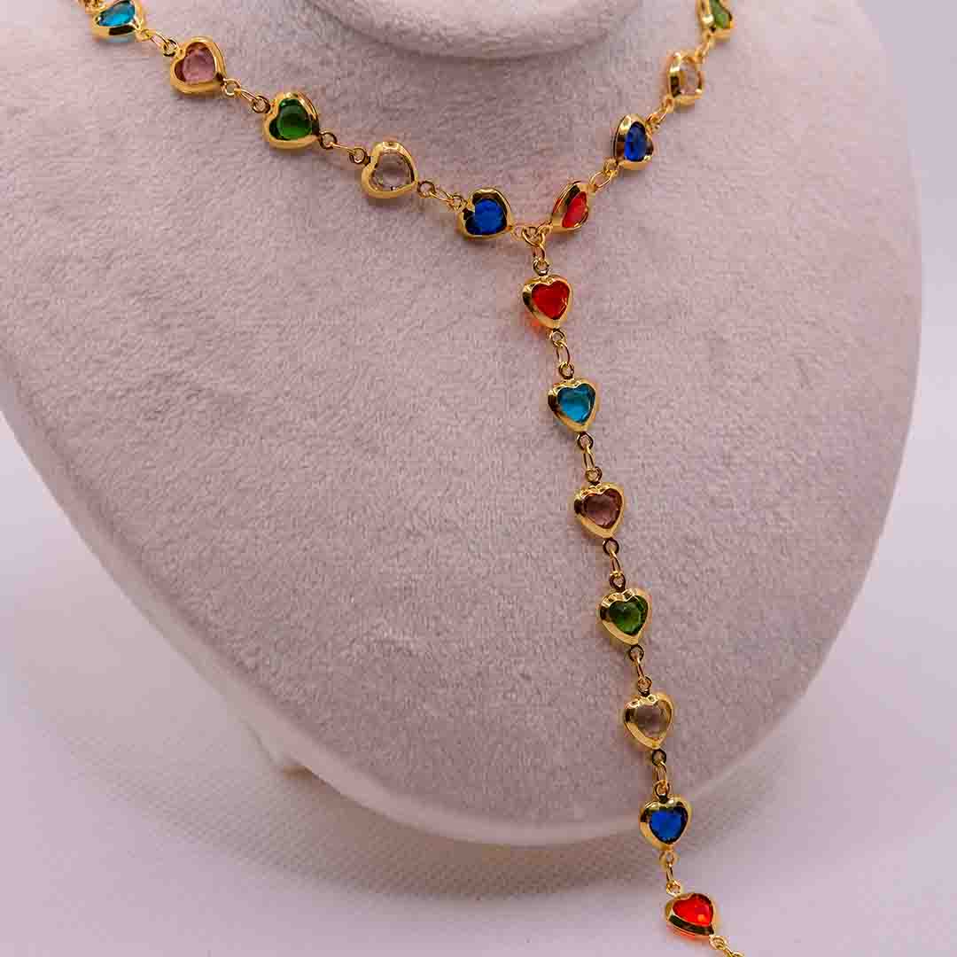 Kalp  Y Zincir Kolye