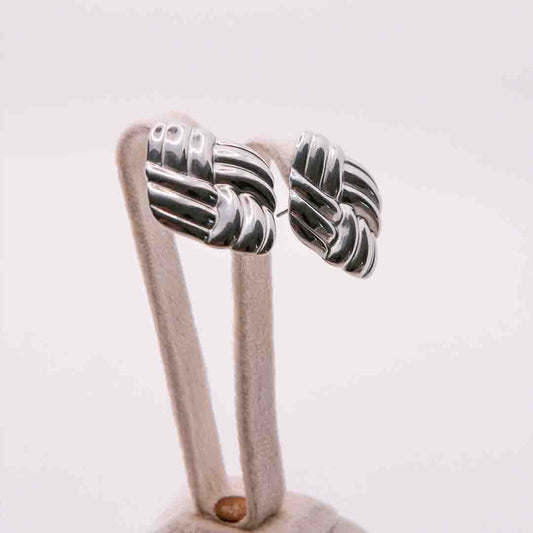 Kare İşlemeli Küpe