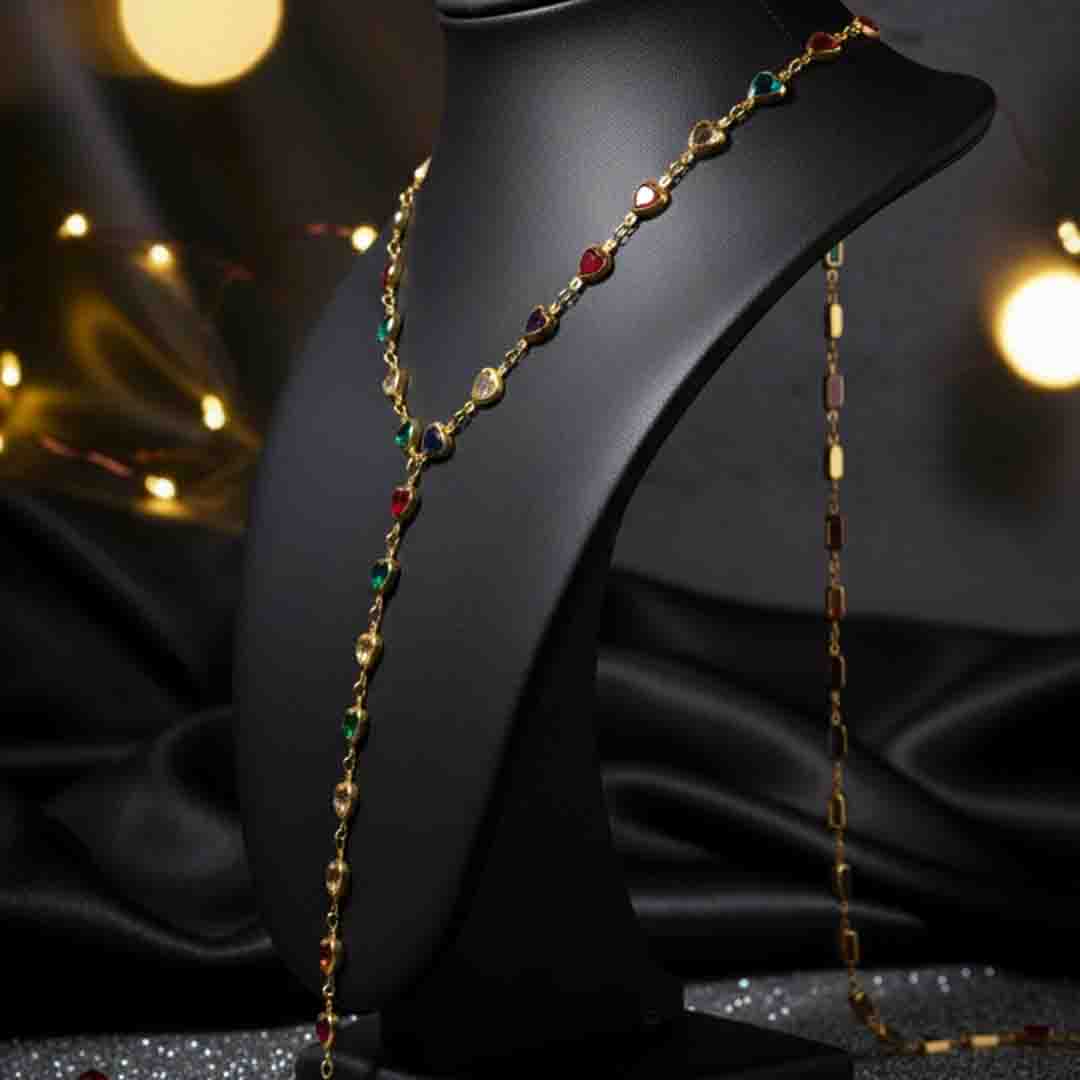 Kalp  Y Zincir Kolye