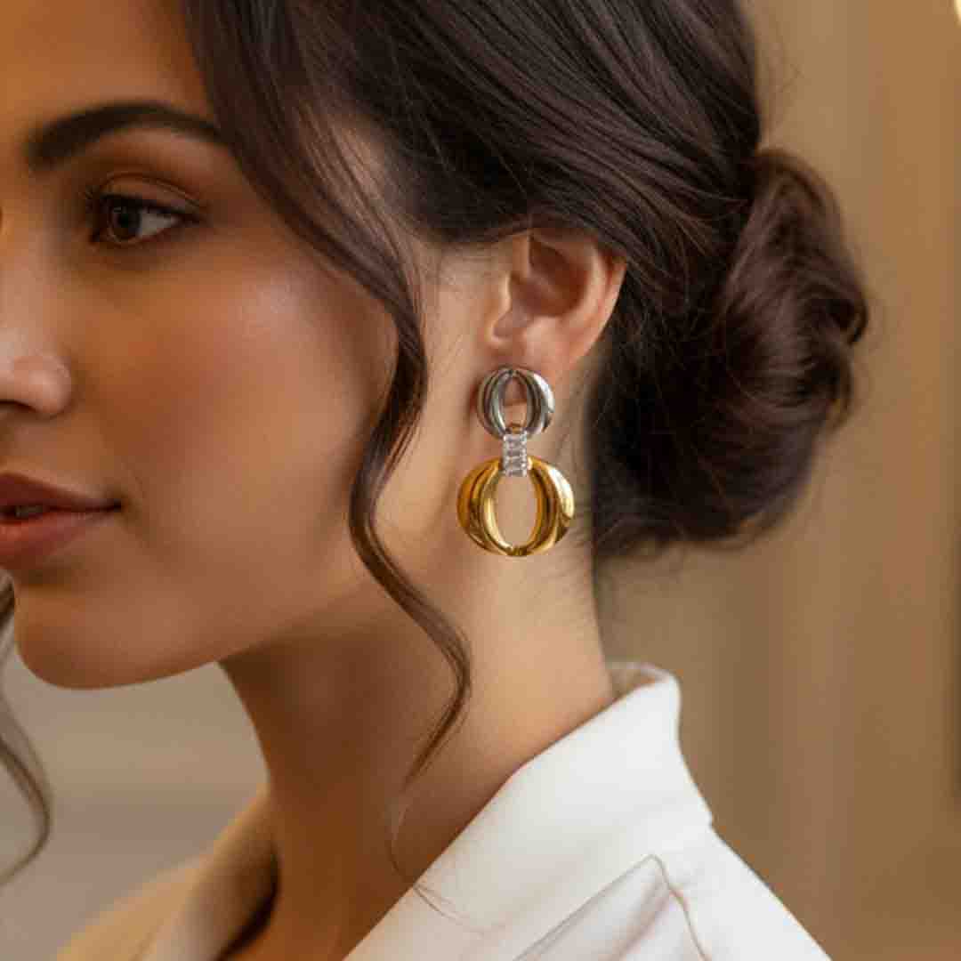 Yuvarlak Halka Küpe